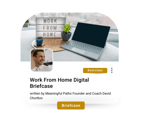 Work From Home Digital Briefcase Cover