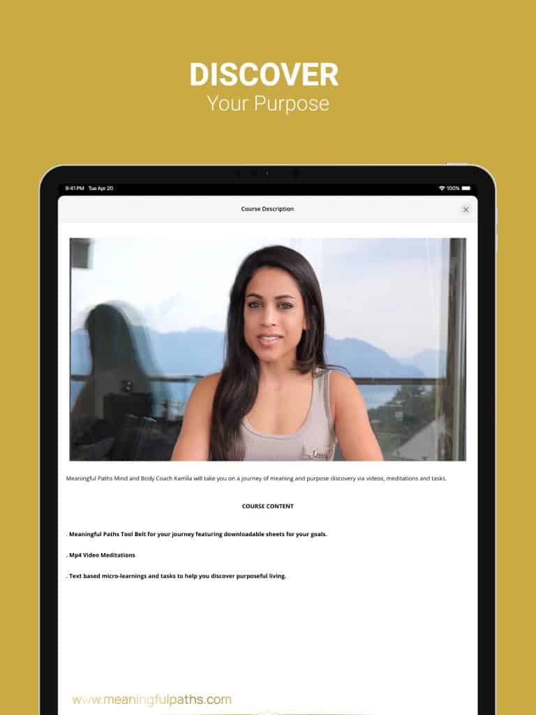 Meaningful Paths Memberships 4 screenshot ipad12.9 2