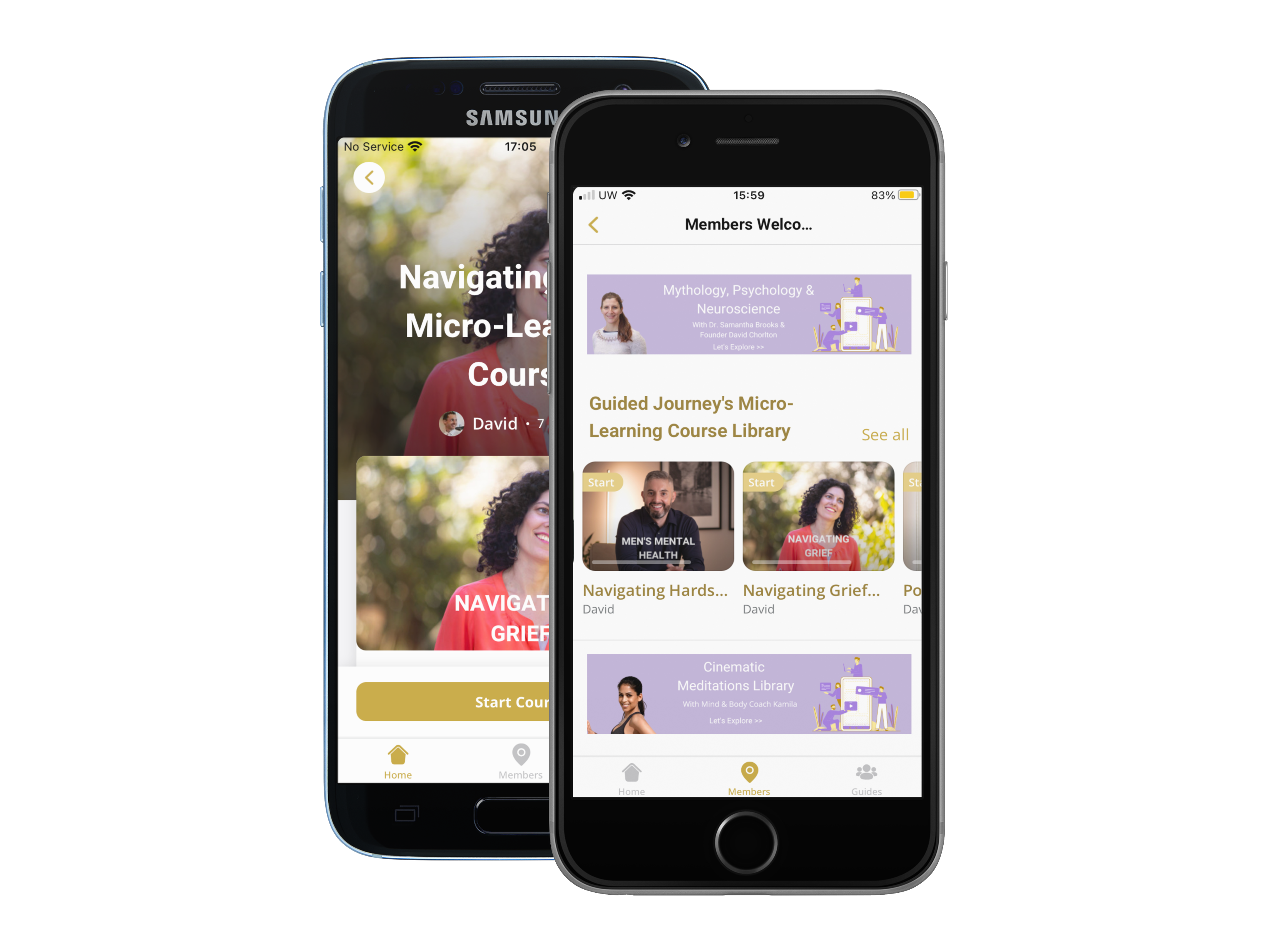 samsung galaxy and iphone 6 front view mockup over a transparent background a11911 1