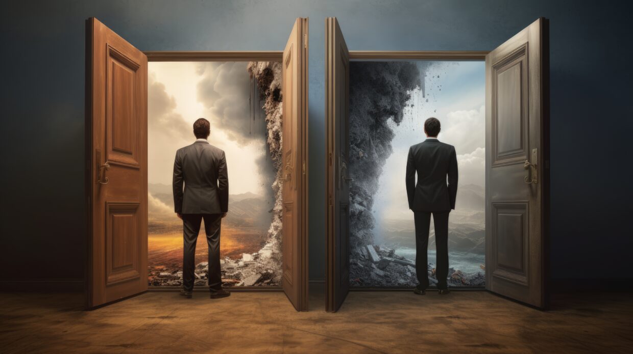 rendering person with different personalities 1