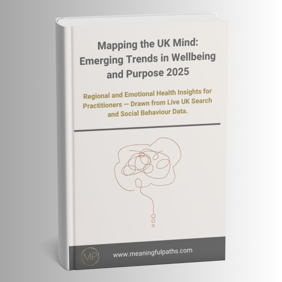 My Path - Therapists/Coaches 3 3D 2 Mapping the UK Mind 2025 The Wellbeing Landscape Report