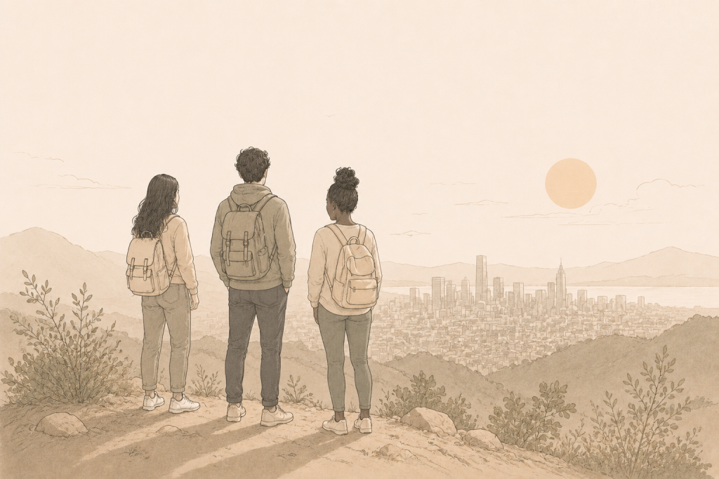 Personal Growth Cityscape